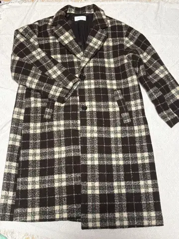 GLOBAL WORK 체스터 코트 체크 무늬