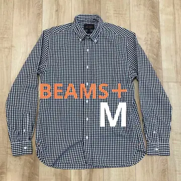 BEAMS PLUS 컬러 브로드 버튼 다운 셔츠 M