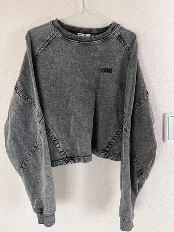 x-girl 트레이닝복 M 사이즈 데님풍 그레이