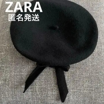 ZARA 베레모 리본 울