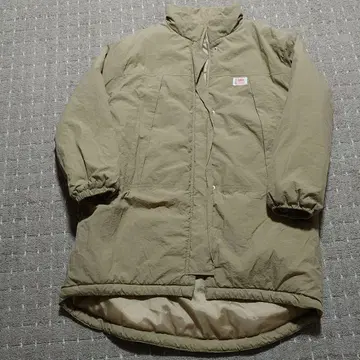 java 바스락 소재 스탠드 넥 오버 사이즈 밀리터리 코트