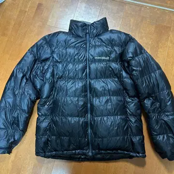 mont-bell XL 블랙 알파인 다운 자켓