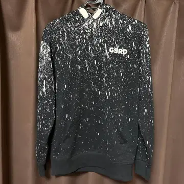 지스타 로우 후드티 스플래터 패턴 S 사이즈 블랙