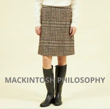 [ 거의 미사용 ] MACKINTOSH PHILOSOPHY 트위드 스커트