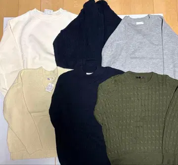 니트 스웨터 6점 세트