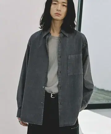 WYM LIDNM FADED TENCEL SHIRT