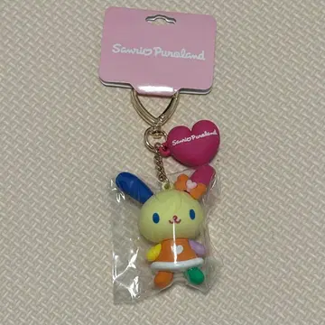 산리오 퓨로랜드 한정판 우사하나 키링