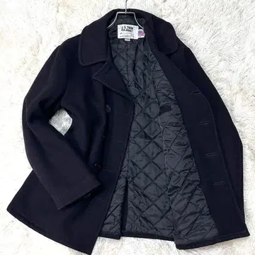 schott 샷 USA제 740N 피 코트 두꺼운 블랙 42