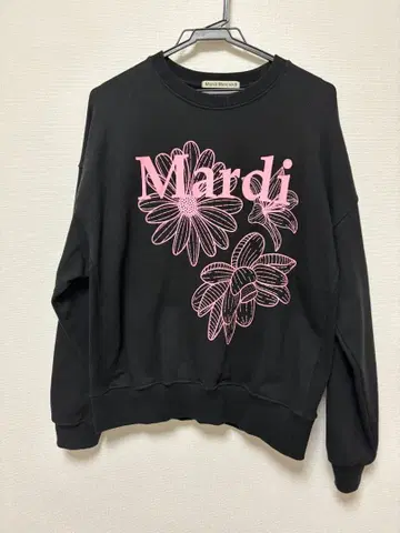 마르디메크르디 SWEATSHIRT TRIPLE FLOWER