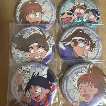 닌타마 란타로 운동회 빈티지 캔뱃지 오하마 칸에몬 쿠쿠치  5학년