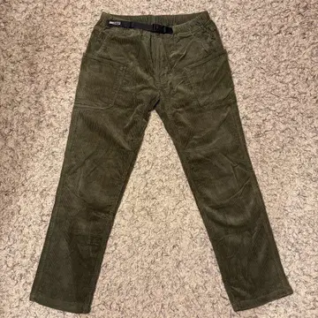 GRIP SWANY 그립스와니 캠핑 코듀로이 팬츠 올리브