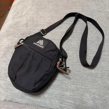 GREGORY 블랙 숄더백