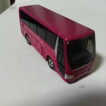 핑크 버스형 미니카 (1/150 스케일)