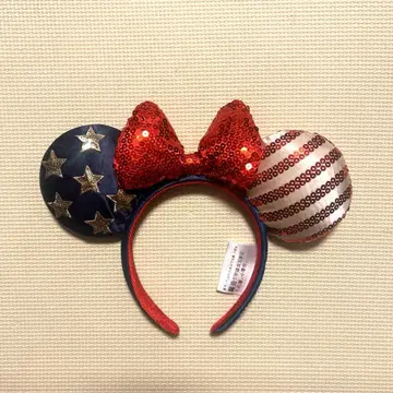 해외 디즈니 머리띠 스팽글 미니