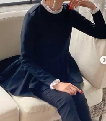 트루 바이 마리코 오이카와 Eloise BLACK 긴팔 티셔츠