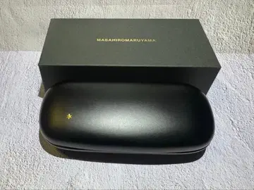 MASAHIRO MARUYAMA 안경 케이스 블랙