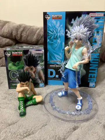 제일복권 헌터헌터 피규어 C 곤 D 키루아