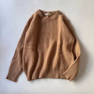 [ 새상품급 ] 저널 스탠다드 리룸 울 리브 니트 카멜