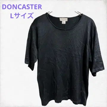 DONCASTER 블랙 T셔츠 L사이즈 실크