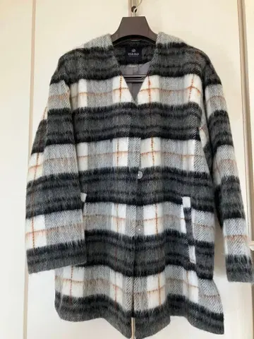 나노 유니버스 노카라 코트 샤기 자켓 FREE