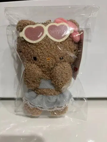 AS KNOW AS plus 햇볕에 탄 키티 볼 체인 마스코트