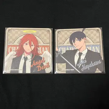 로손 체인소 맨 가나 코스터 / 하야카와 아키 천사의 악마 세트