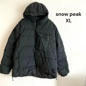 snow peak 스노우피크 다운 자켓 아우터 블랙 XL