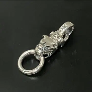 불독 라지 실버 925 펜던트 탑 헤드 목걸이