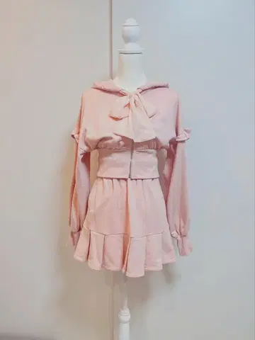 meltie 셋업 핑크 집업