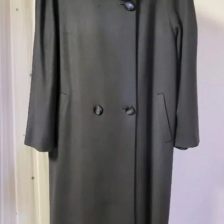 BALMAIN | 발망 Balmain Silk Angora Coat on Bunjang Global Site.