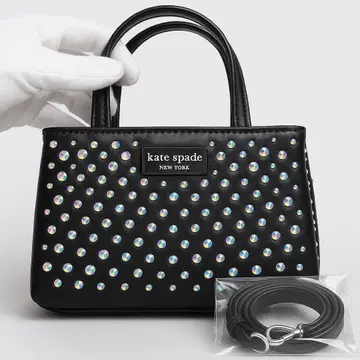 케이트 스페이드 미니백 블랙 스터드 숄더 포함