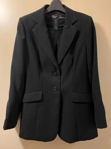 블랙 정장 세트 (자켓, 블라우스, 팬츠)