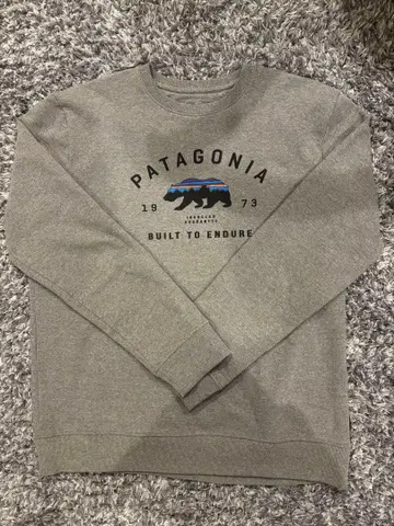 Patagonia 그레이 맨투맨 L 사이즈