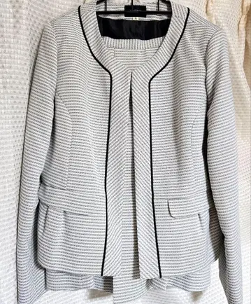 SUCRE 노카라 자켓 플리츠 스커트 수트 15호