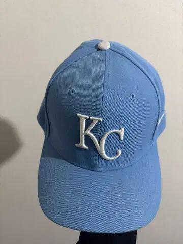 KC 로고 야구 모자 스카이블루