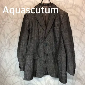 아쿠아 스큐텀 Aquascutum 테일러드 자켓 실크 R