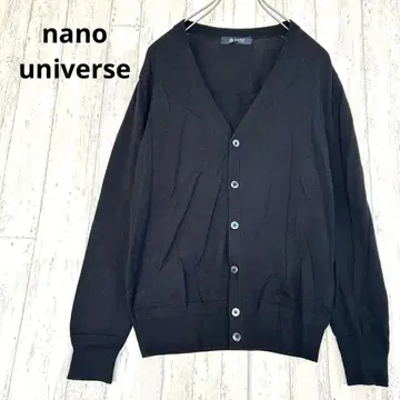 나노 유니버스 nano universe 울 혼방 가디건 [ M ] 블랙