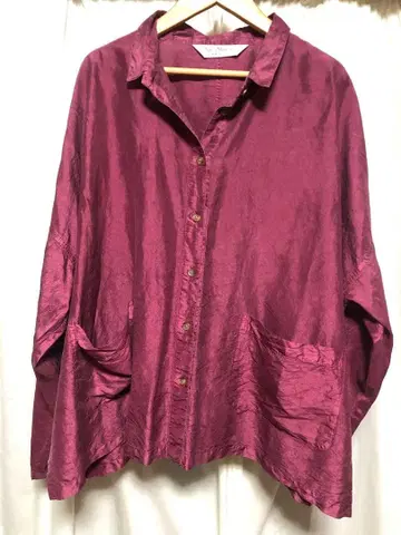 YACCOMARICARD 실크 셔츠 자켓 겉옷 오버 블라우스