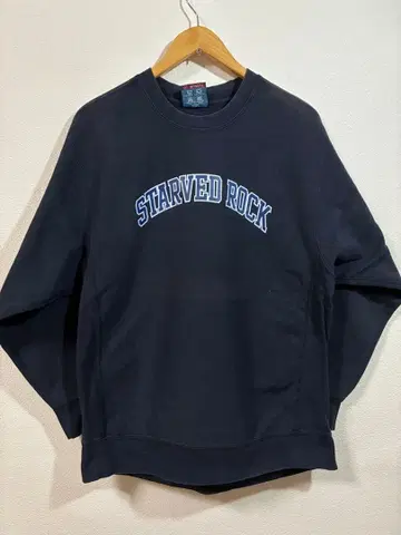 90s~ MV SPORT 두꺼운 맨투맨 리버스 위브 페