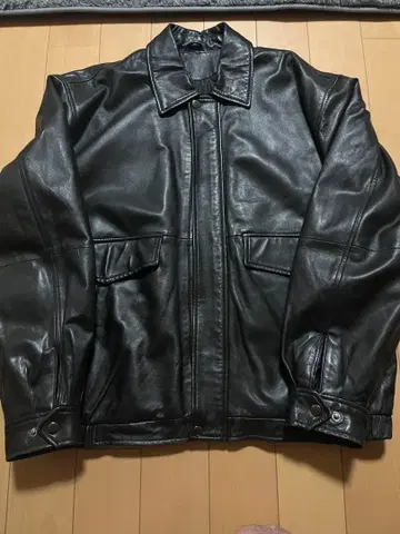 boston 90s 가죽 자켓 A-2 천연 가죽