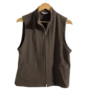 [ 새상품급 ] Pino Allerma 집업 베스트 L 사이즈 브라운