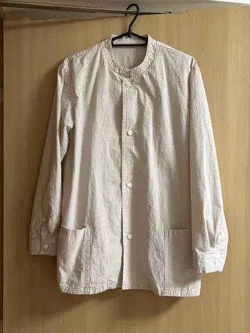 THE HINOKI 오트밀 코튼 보일 셔츠