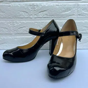 베네비스 멜리 제인 에나멜 펌프스 파티 화려함 23cm