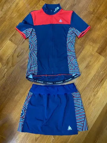 LCS 여성용 사이클링 의류 저리 및 스커트 세트