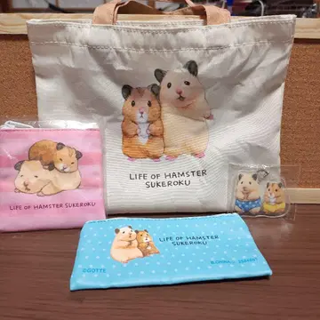 햄스터 스케로쿠의 일상 가챠가챠 4개 세트