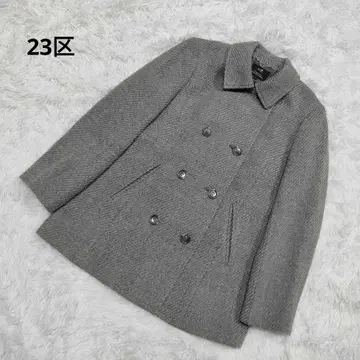 23구 더블 브레스트 피코트 울 100% 사이즈 44 빅 사이즈