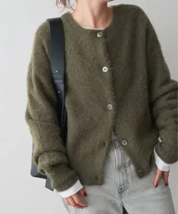 새상품 Spick and Span 알파카 2way 가디건