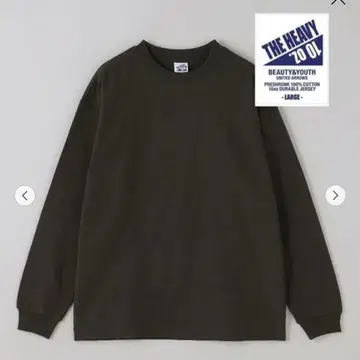 BEAUTY&YOUTH 10oz 헤비 와이드 크루넥 티셔츠