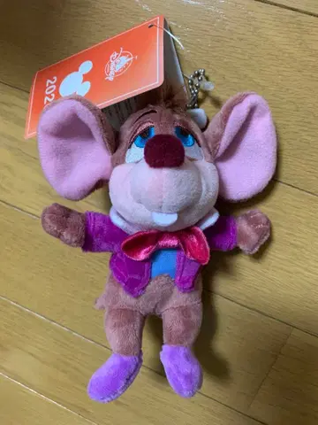 디즈니 스토어 이상한 나라의 앨리스 도 마우스 잠자는 쥐 인형 배지