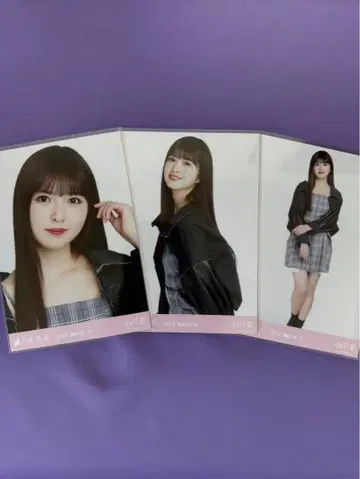 노기자카46 브로마이드 오가와 아야 데님 자켓 컴프